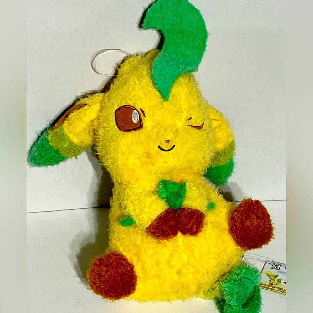 Leafeon MC2502 Pokemon Banpresto 2017 Relaxation Fuzzy Plush 12" NWT Japan